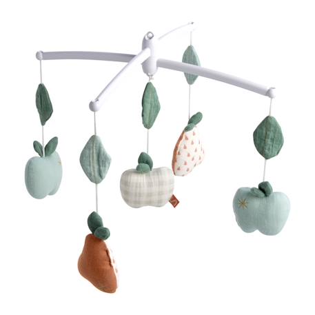 Mobile musical en coton - botanica Vert 1 - vertbaudet enfant 