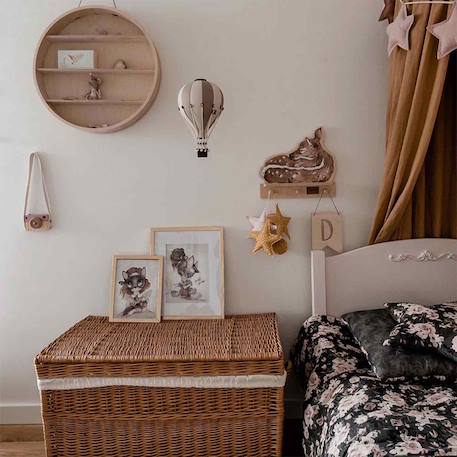 Montgolfière décorative - taille s Beige blanc+Beige et bleu+Bleu blanc+Eucalyptus+Rose / blanc 23 - vertbaudet enfant 
