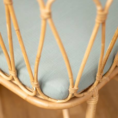 Drap housse berceau en gaze de coton jeanne Beige+Blanc+Bleu+Camel+Écru+Gris+Rose+Terracotta+Vert de gris 42 - vertbaudet enfant 