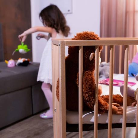 Parc bébé pliable moritz Blanc+Natural 10 - vertbaudet enfant 