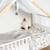 Ciel de lit cabane toile en gaze de coton jeanne 420 x 130 cm Beige+Blanc+Bleu+Camel+Écru+Gris clair+Marron+Rose+Terracotta+Vert de gris 6 - vertbaudet enfant 