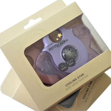 Lot de 2 anneaux de dentition réfrigérants étoiles Bleu+Gris+Rose 6 - vertbaudet enfant 