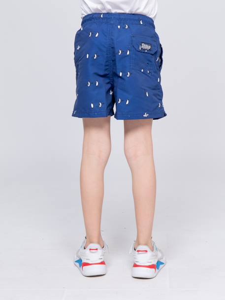 Short de bain gilson garçon Bleu ciel+Bleu marine 6 - vertbaudet enfant 