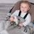 Couverture en coton bio gots Gris, singe 2 - vertbaudet enfant 