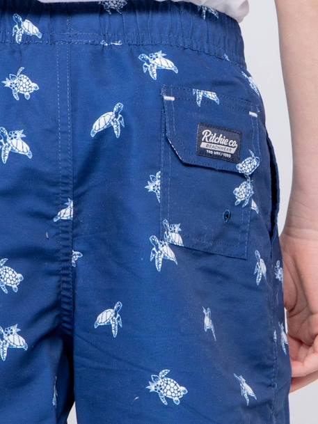 Short de bain gorka garçon Bleu ciel+Bleu marine 7 - vertbaudet enfant 