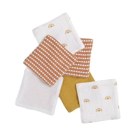 Trousse de toilette et carré éponge en coton - sunlight Blanc 3 - vertbaudet enfant 