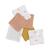 Trousse de toilette et carré éponge en coton - sunlight Blanc 3 - vertbaudet enfant 