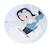 Gigoteuse bébé ouatinee en coton - lazare Blanc/bleu+Bleu foncé/bleu 2 - vertbaudet enfant 