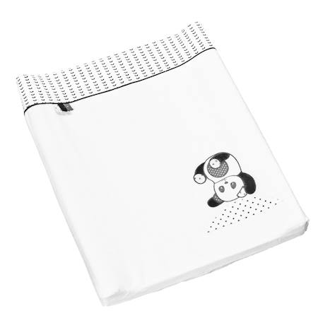 Matelas à langer en coton - chao chao Blanc 1 - vertbaudet enfant 