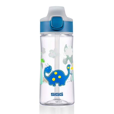 Gourde pour enfant en plastique dino Bleu 1 - vertbaudet enfant 