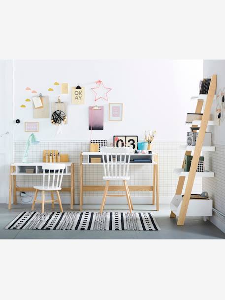 Bureau maternelle ARCHITEKT blanc/bois 6 - vertbaudet enfant 
