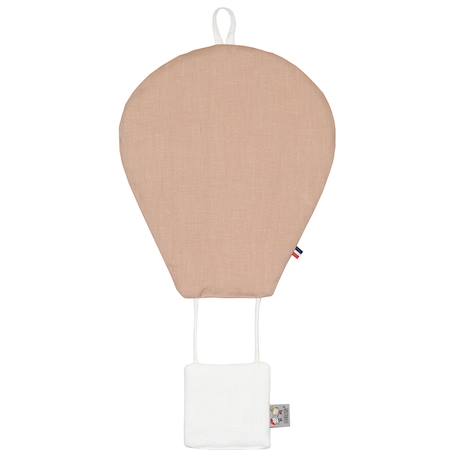 Montgolfière murale décorative en lin Beige+Écru+Pêche+Vert de gris 6 - vertbaudet enfant 