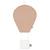 Montgolfière murale décorative en lin Beige+Écru+Pêche+Vert de gris 6 - vertbaudet enfant 