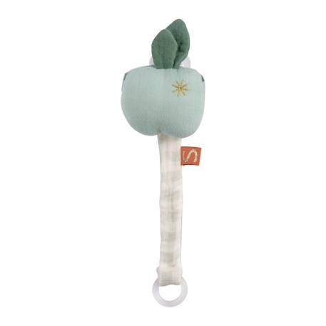 Attache-tétine bébé en coton - botanica Orange/beige+Vert 6 - vertbaudet enfant 