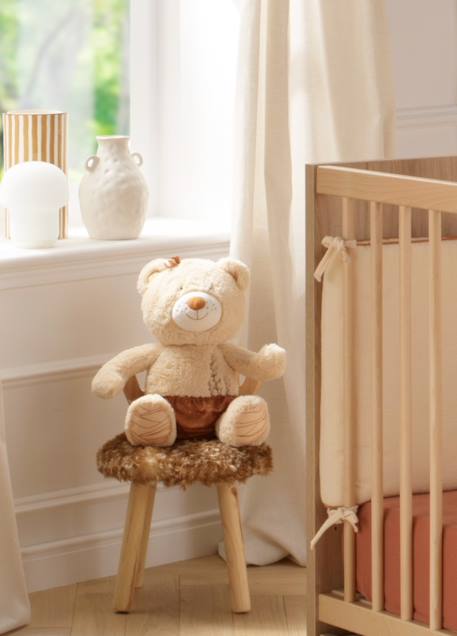 Peluche ours avec détails brodés - orsino Beige 4 - vertbaudet enfant 