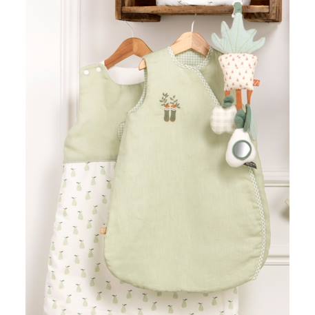 Jouet d'activités en coton - botanica Vert tilleul 2 - vertbaudet enfant 