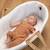 Habillage de couffin en gaze de coton pois dorés Blanc+Camel+Vert 3 - vertbaudet enfant 