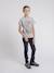T-shirt col rond pur coton jouancy garçon Gris clair+Gris fonce 4 - vertbaudet enfant 