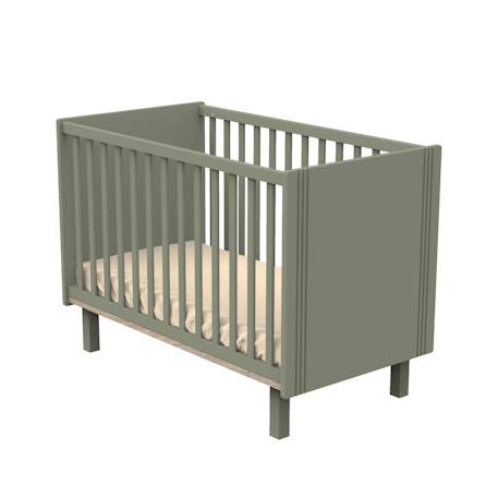 Lit bébé à barreaux - eleonore Vert 1 - vertbaudet enfant 