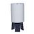 Lampe de chevet avec pied en coton - hello Blanc 1 - vertbaudet enfant 