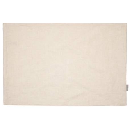 Taie d'oreiller réversible en lin lavé Beige+Vert de gris 1 - vertbaudet enfant 
