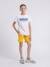 Bermuda molleton bidmin garçon Bleu royal+Jaune+Rouge+Vert 8 - vertbaudet enfant 
