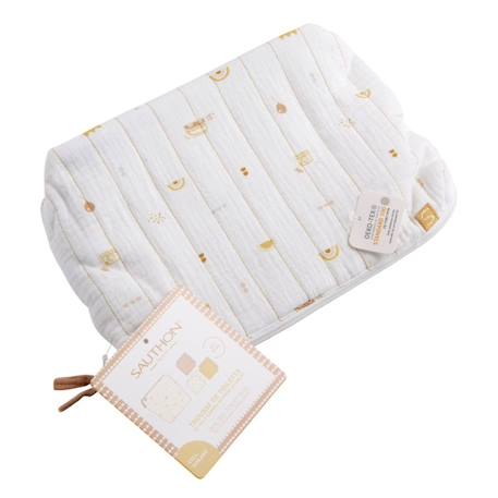 Trousse de toilette et carré éponge en coton - sunlight Blanc 4 - vertbaudet enfant 