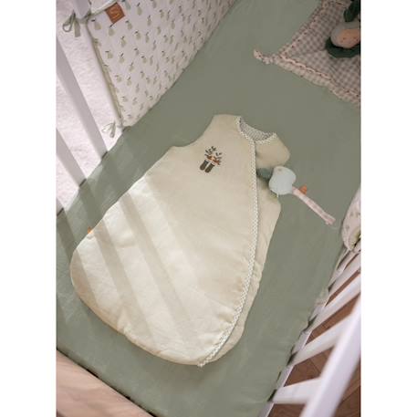Attache-tétine bébé en coton - botanica Orange/beige+Vert 9 - vertbaudet enfant 