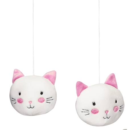 Mobile musical bébé en polyester - chapaillettes Blanc 2 - vertbaudet enfant 