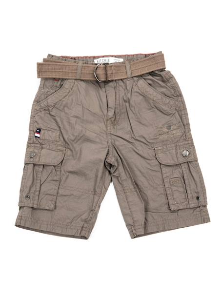 Bermuda battle barban garçon Marron 1 - vertbaudet enfant 