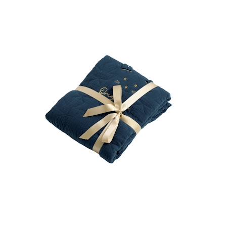 Couvre lit ovale pour berceau en coton - galopin Blanc+Bleu ciel+Bleu nuit+Jaune+Rose 10 - vertbaudet enfant 