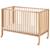 Lit pour enfant à barreaux pliable  avec matelas Blanc+Bois naturel 7 - vertbaudet enfant 