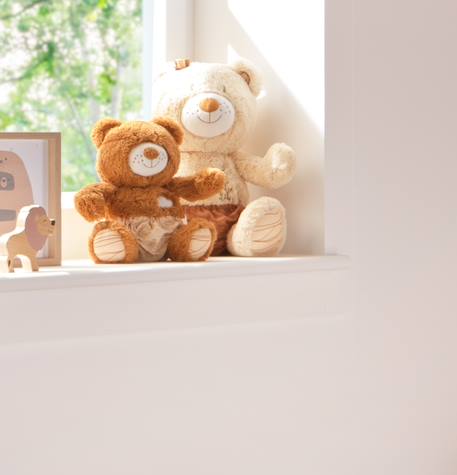 Peluche ours avec détails brodés - orsino Beige 3 - vertbaudet enfant 