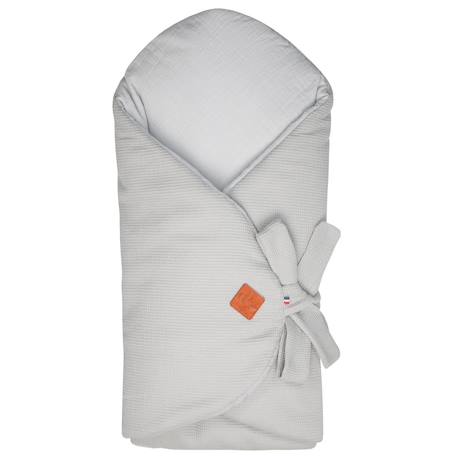 Couverture d'emmaillotage évolutive en nid d'abeille Beige+Bleu+Écru+Gris+Rose 19 - vertbaudet enfant 