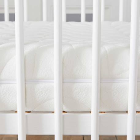 Matelas bébé bamboo | déhoussable Blanc 5 - vertbaudet enfant 