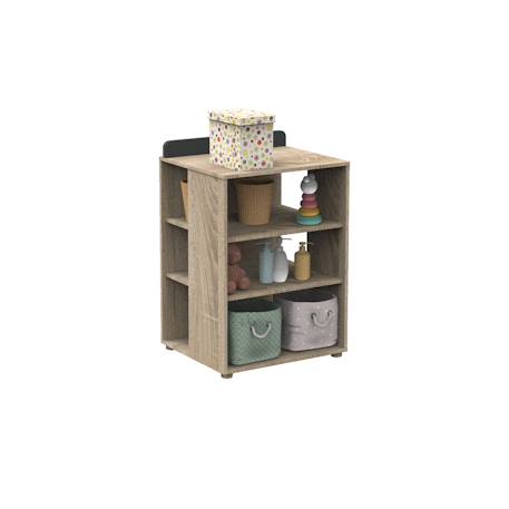 Lit bébé combiné évolutif - nova Blanc+Gris 8 - vertbaudet enfant 