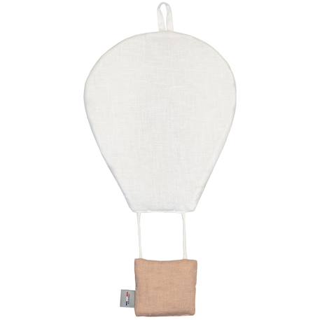 Montgolfière murale décorative en lin Beige+Pêche+Vert 6 - vertbaudet enfant 