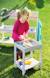 Table sable et eau minimaliste en bois massif Bois naturel+Gris+Teck 8 - vertbaudet enfant 