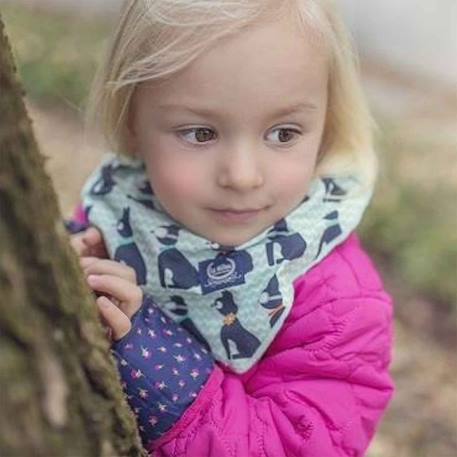 Bavoir bandana cache-cou réversible robin Gris 6 - vertbaudet enfant 