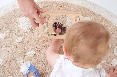 Loupe à poignées en bois Beige 4 - vertbaudet enfant 