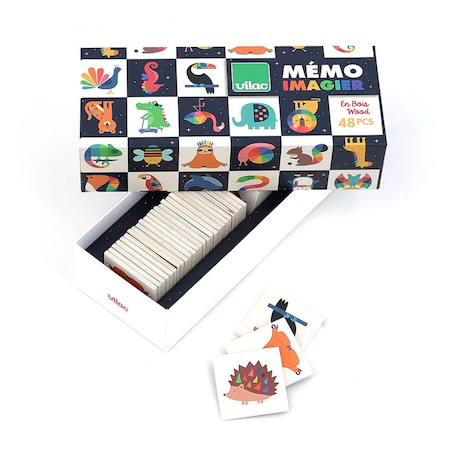Mémo imagier andy westface Bleu 1 - vertbaudet enfant 