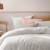 Housse de couette unie en coton, coton lavé Blanc+Bleu glacier+Bleu nuit+Caramel+Lichen+Lin+Miel+Nude+Terre cuite 3 - vertbaudet enfant 