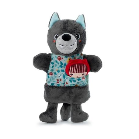 Marionnette à main louis le loup Gris 1 - vertbaudet enfant 