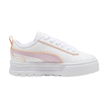 Baskets basses  à lacets Blanc grape peche 2 - vertbaudet enfant 