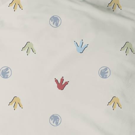 Parure de lit imprimée dinosaures 100% coton, jurassic world sicju Bleu 5 - vertbaudet enfant 