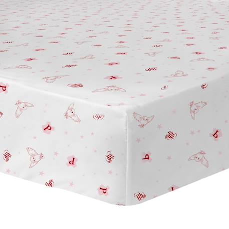 Drap-housse imprimé 100% coton, harry potter fly Blanc 1 - vertbaudet enfant 