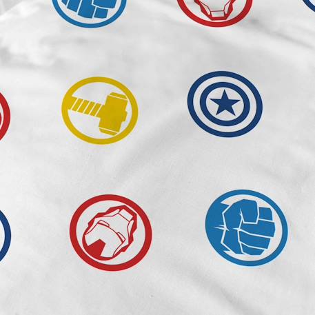 Parure de lit imprimée 100% coton, avengers home team Bleu 5 - vertbaudet enfant 