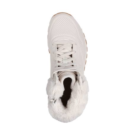 Baskets montantes  à lacets Blanc cassé+Noir 4 - vertbaudet enfant 