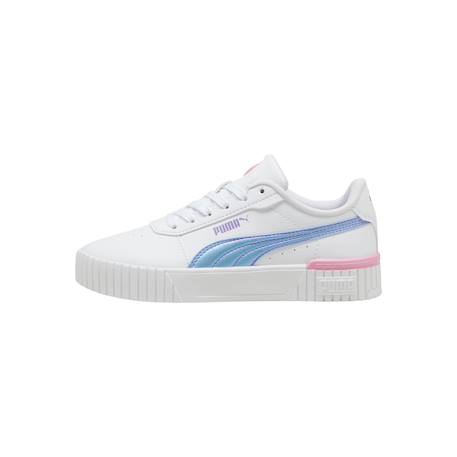 Baskets basses  à lacets Blanc levander alert 1 - vertbaudet enfant 