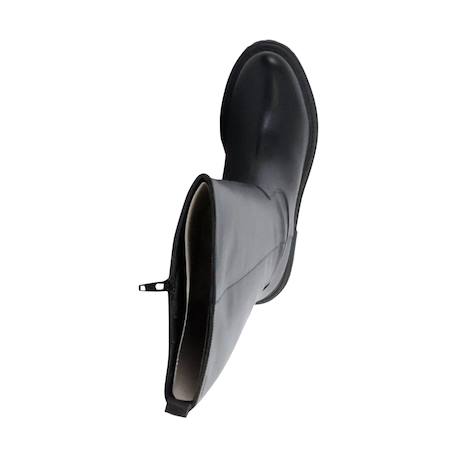 Bottes en cuir  à fermeture éclair Noir 6 - vertbaudet enfant 